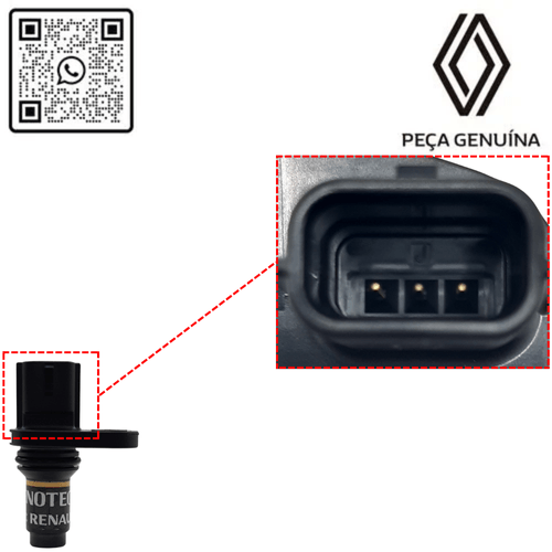 RN 237311 237311KT0A SENSOR DE ROTA€AO MOT 1.6 16V H4M CAPDUSSAN IILOG II 3